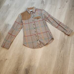 Tasha Polizzi Southwestern Pearl Snap Button Shirt Size Small Rodeo Core Western